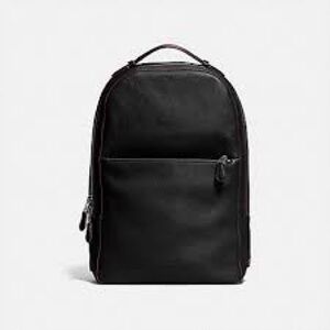 Coach Black Soft Leather Metropolitan Backpack